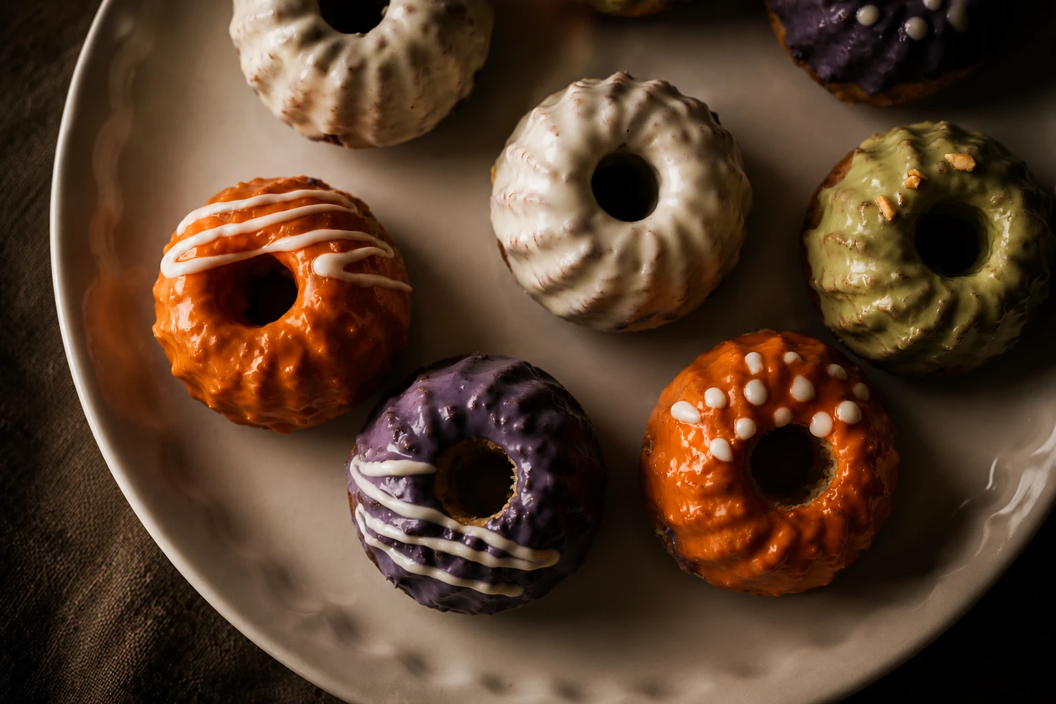 Kolorowe pączki z Ciastkarni Amarantus